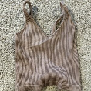 Boutique brown tank